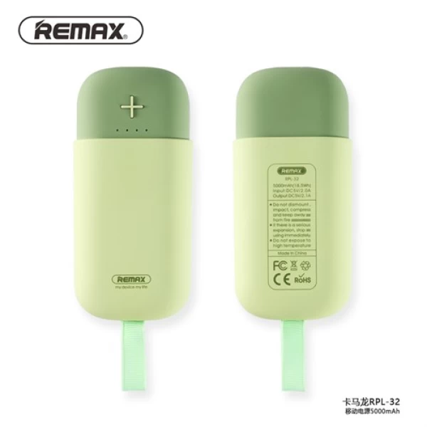 پاوربانک 5000 میلی آمپر ریمکس Remax RPL-32 Camaroon