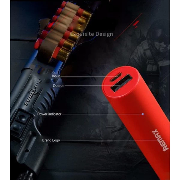 پاوربانک 2500 میلی آمپر ریمکس مدل Remax Shell RPL-18