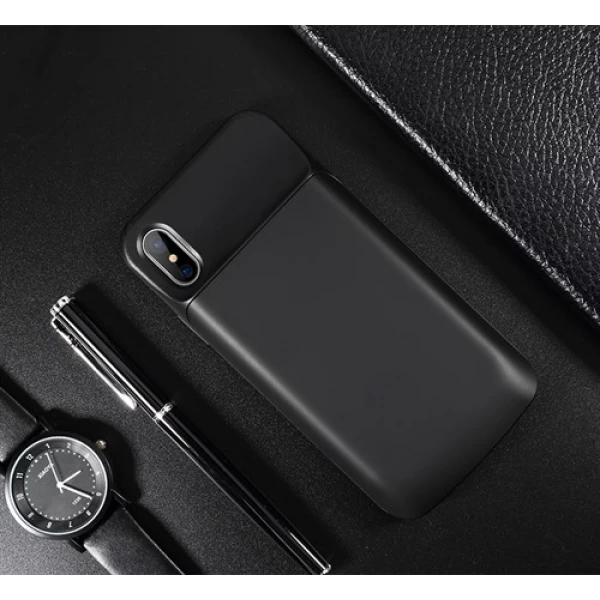 بک کاور و پاوربانک 6000 میلی آمپر راک ROCK P41 مخصوص آیفون X