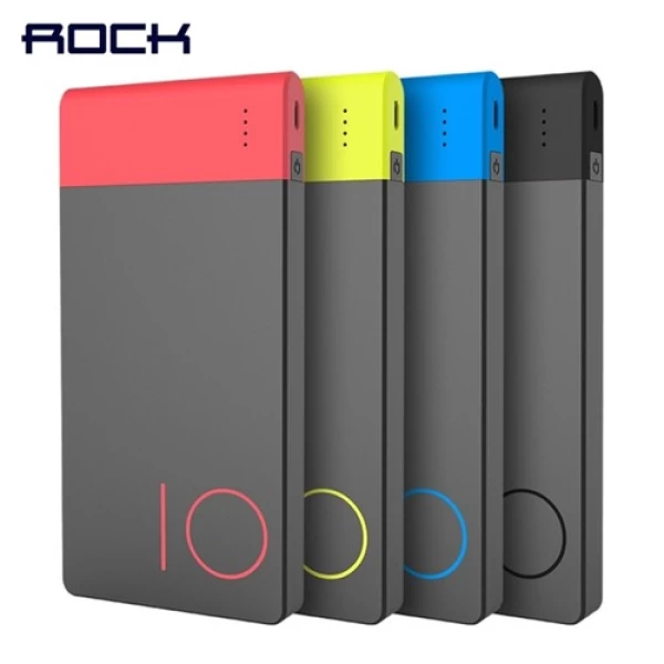 پاوربانک 10000 میلی آمپر راک Rock P12
