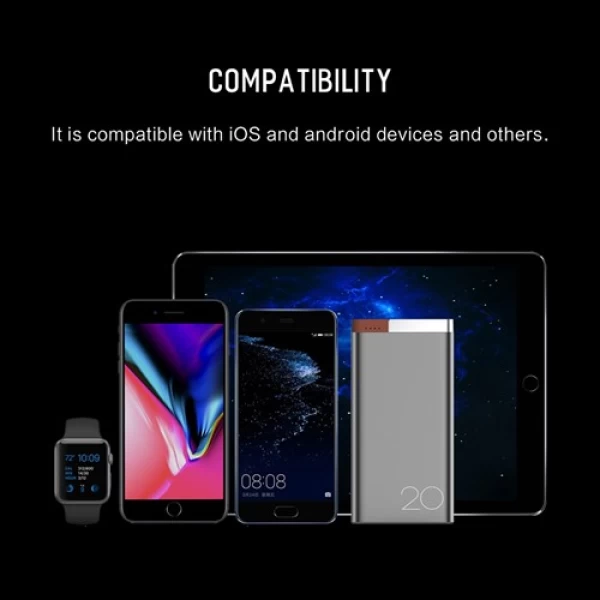 پاوربانک 20000 میلی آمپر راک Rock W2006 Odin