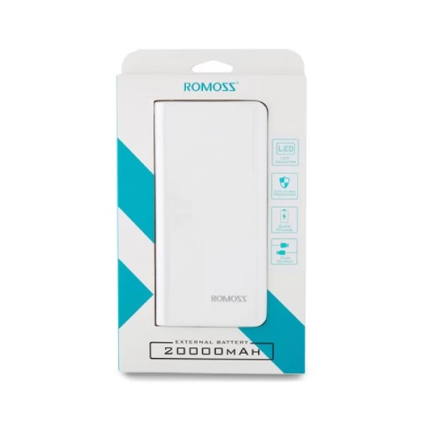 پاوربانک 20000 میلی آمپر روموس Romoss Sense 6 LED PH80