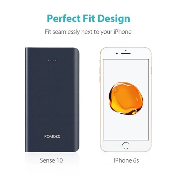 پاوربانک 10000 میلی آمپر روموس Romoss Sense 10
