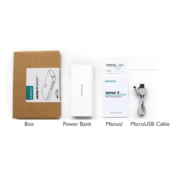 پاوربانک 10400 میلی آمپر روموس Romoss Sense 4 PH50