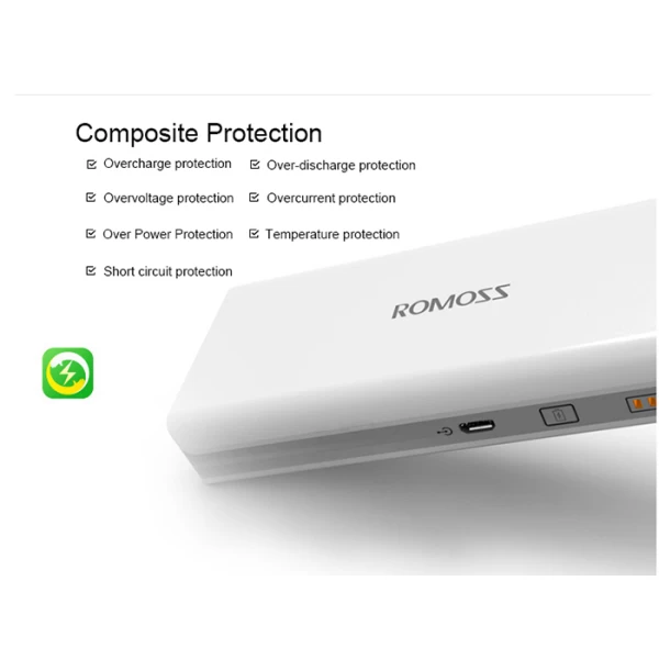 پاوربانک 10400 میلی آمپر روموس Romoss Sense 4 PH50