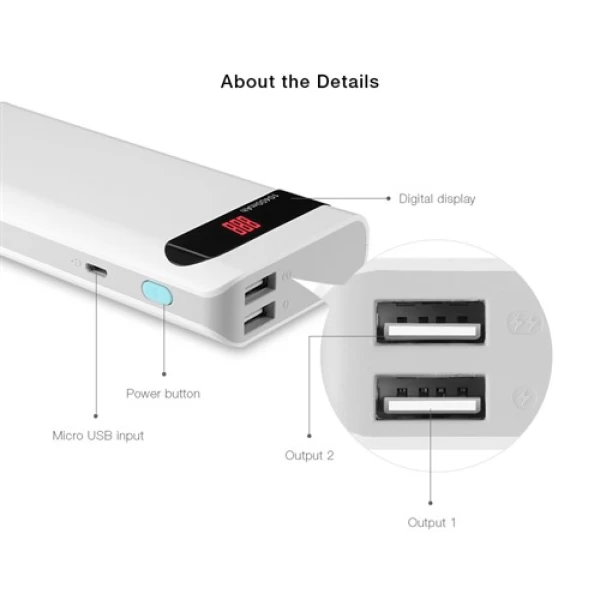 پاوربانک 10400 میلی آمپر روموس Romoss Solo 5P V2.0