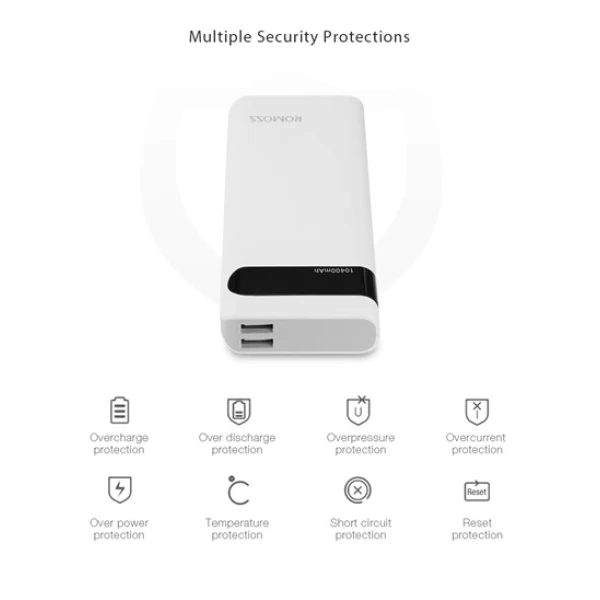 پاوربانک 10400 میلی آمپر روموس Romoss Solo 5P V2.0