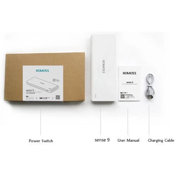 پاوربانک 25000 میلی آمپر روموس مدل Romoss Sense 9 PHA0