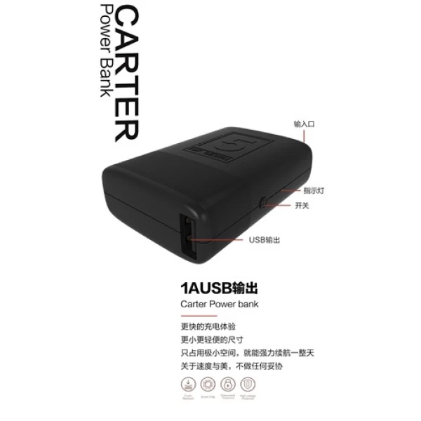 پاوربانک 5000 میلی آمپر دبلیو کی WK WP-022 Carter