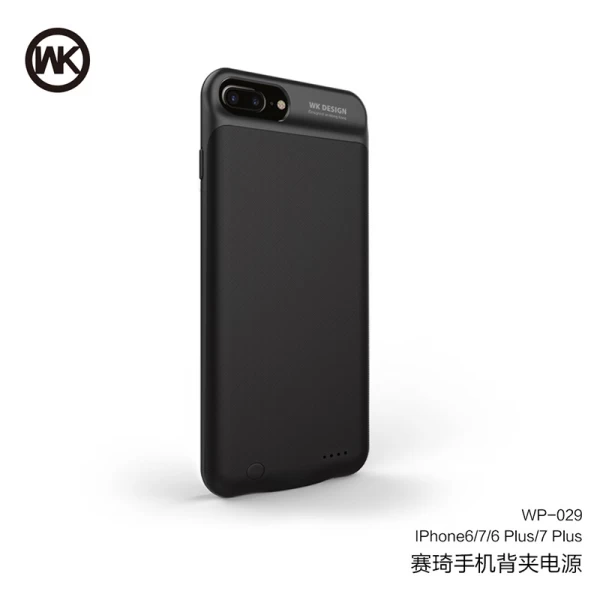 بک کاور و پاوربانک 3600 میلی آمپر دبلیو کی WK WP-029 مناسب Apple iPhone 6 Plus/7 Plus