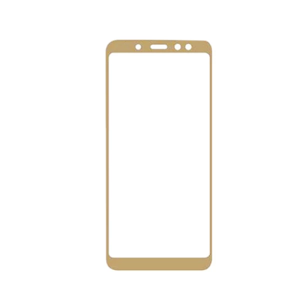 محافظ صفحه نمایش شیشه ای تمام صفحه برای Samsung Galaxy A6 Plus 2018,پوشش کامل نمایشگر و لبه های آن، مقاومت بالا در برابر ضربه و خط و خش