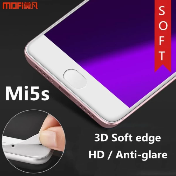 محافظ صفحه نمایش شیشه ای 3D مناسب Xiaomi Mi 5s