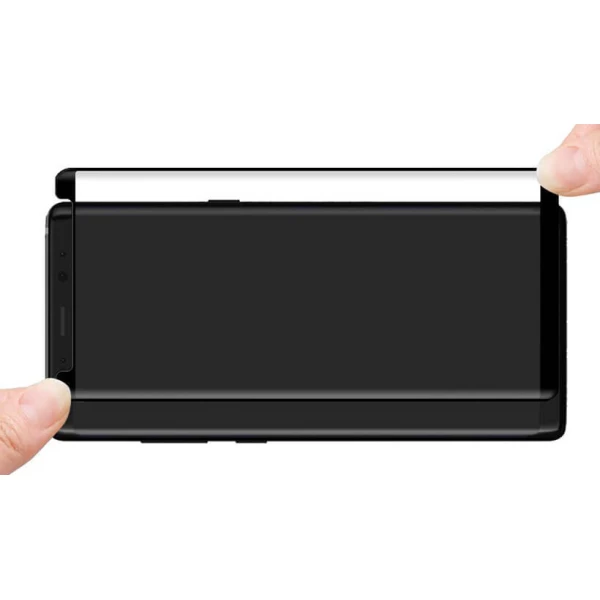 محافظ صفحه نمایش شیشه ای تمام صفحه و خمیده تمام چسب مناسب Samsung Galaxy Note 8 مارک RG