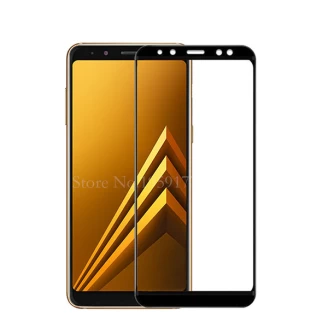 محافظ صفحه نمایش شیشه ای تمام صفحه و خمیده مارک رمو مناسب Samsung Galaxy A8 2018