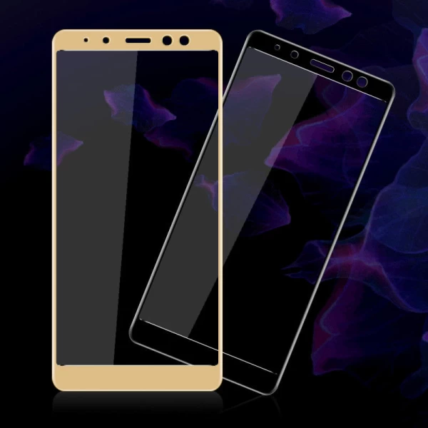 محافظ صفحه نمایش شیشه ای تمام صفحه و خمیده مارک رمو مناسب Samsung Galaxy A8 2018