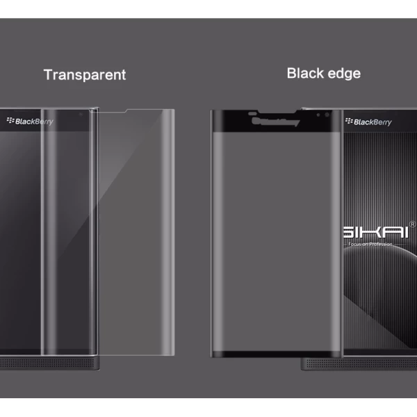 محافظ صفحه نمایش شیشه ای تمام صفحه و خمیده مارک رمو مناسب BlackBerry Priv