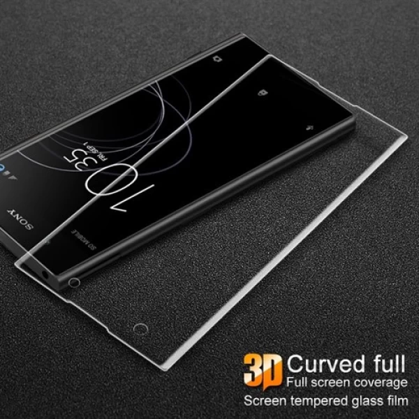 محافظ صفحه نمایش شیشه ای تمام صفحه و خمیده مارک رمو مناسب Sony Xperia XA1 Plus