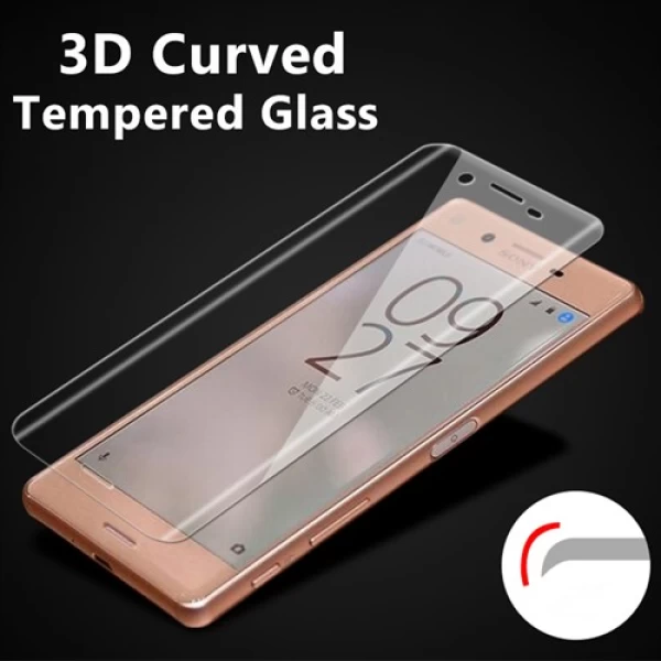 محافظ صفحه نمایش شیشه ای تمام صفحه و خمیده مارک رمو مناسب Sony Xperia XA1