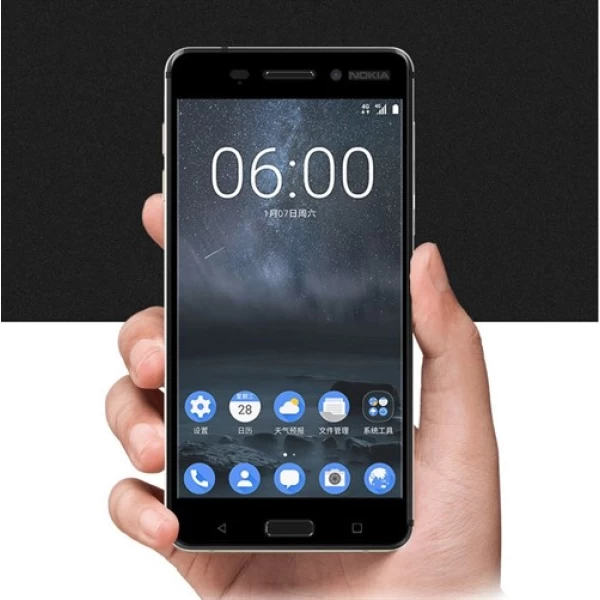 محافظ صفحه نمایش شیشه ای تمام صفحه و خمیده مارک رمو مناسب Nokia 6