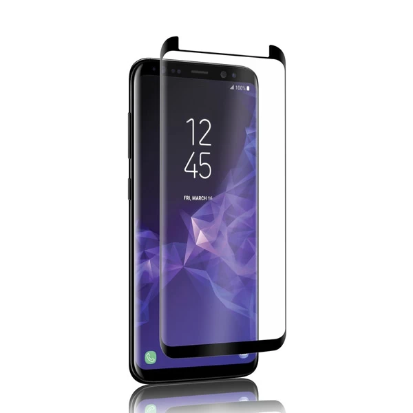 محافظ صفحه نمایش شیشه ای تمام صفحه و خمیده مارک رمو مناسب Samsung Galaxy S9