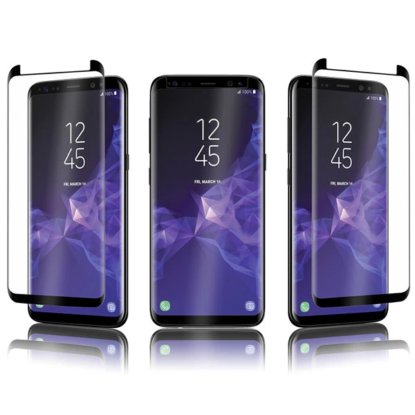 محافظ صفحه نمایش شیشه ای تمام صفحه و خمیده مارک رمو مناسب Samsung Galaxy S9
