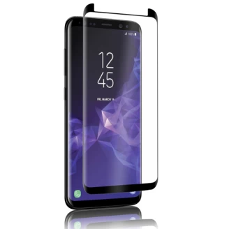 محافظ صفحه نمایش شیشه ای تمام صفحه و خمیده مارک رمو مناسب Samsung Galaxy S9 Plus
