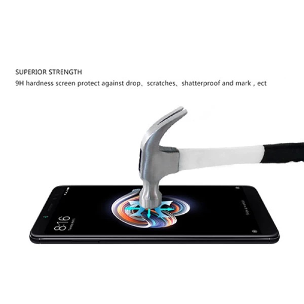 محافظ صفحه نمایش شیشه ای تمام صفحه تمام چسب Xiaomi Mi 6x / Mi A2 / Redmi Note 5 Proمحافظ صفحه نمایش شیشه ای تمام صفحه تمام چسب مناسب Xiaomi Redmi Note 5 Pro