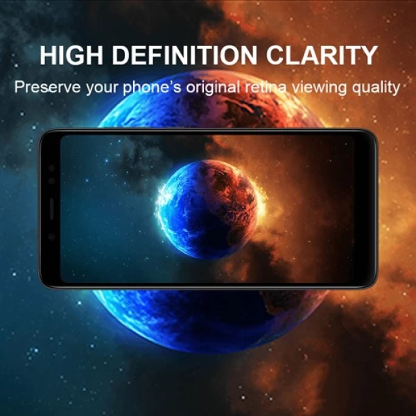 محافظ صفحه نمایش شیشه ای تمام صفحه تمام چسب Xiaomi Mi 6x / Mi A2 / Redmi Note 5 Proمحافظ صفحه نمایش شیشه ای تمام صفحه تمام چسب مناسب Xiaomi Redmi Note 5 Pro