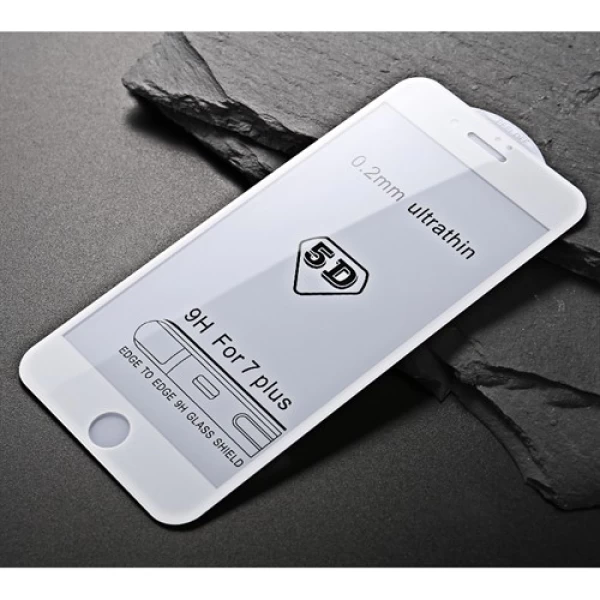 محافظ شیشه ای 5D صفحه نمایش مناسب Apple iPhone 7 Plus