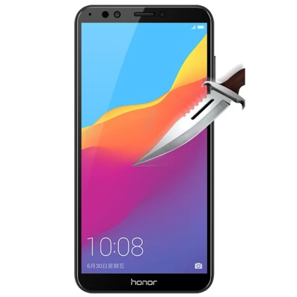 محافظ صفحه شیشه ای تمام صفحه تمام چسب Huawei Y7 Prime 2018/Honor 7C