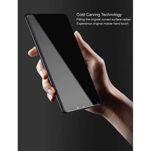 محافظ صفحه نمایش شیشه ای تمام صفحه و خمیده تمام چسب مناسب Xiaomi Mi Mix 2