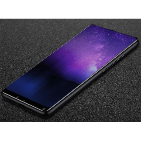محافظ صفحه نمایش شیشه ای تمام صفحه و خمیده تمام چسب مناسب Xiaomi Mi Mix 2