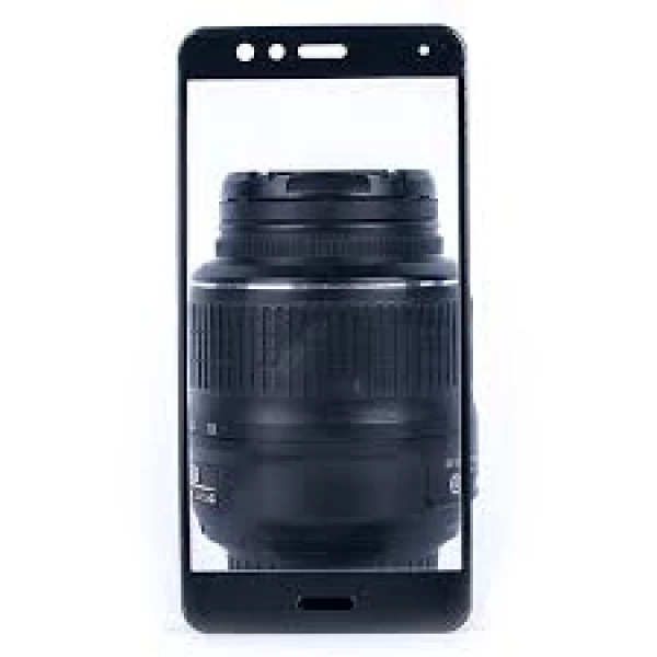 محافظ صفحه نمایش شیشه ای تمام صفحه و خمیده تمام چسب مناسب Huawei P10 Lite