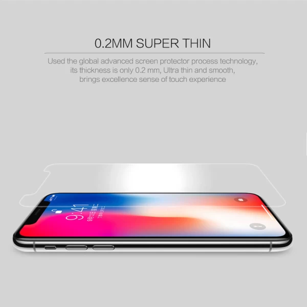محافظ صفحه نمایش شیشه ای نیلکین آیفون Nillkin H+ Pro Glass Apple iPhone X