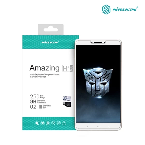 گلس نیلکین Xiaomi Mi Max 2 Nillkin H+ Pro Glass Screen Protector