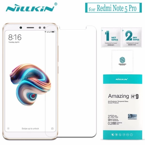 گلس نیلکین Xiaomi Redmi Note 5 Pro Nillkin H+ Pro Glass