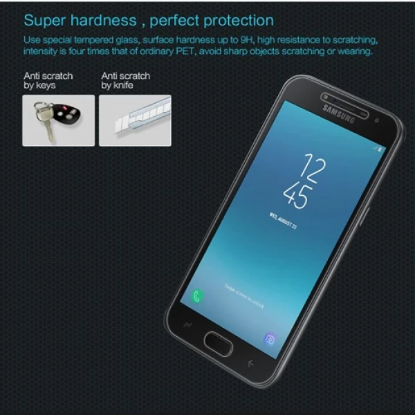 محافظ صفحه نمایش شیشه ای نیلکین سامسونگ Nillkin H Glass Samsung Galaxy Grand Prime Pro / J2 Pro 2018