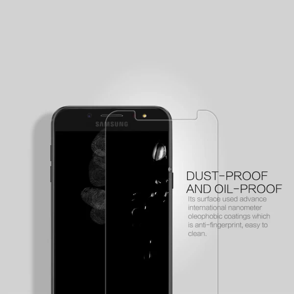 محافظ صفحه نمایش شیشه ای نیلکین سامسونگ Nillkin H+ Pro Glass Samsung Galaxy C8/J7 Plus