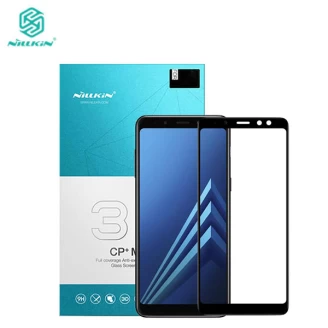 محافظ صفحه نمایش شیشه ای تمام صفحه تمام چسب نیلکین Samsung Galaxy A8 2018 Nillkin 3D CP+ Max
