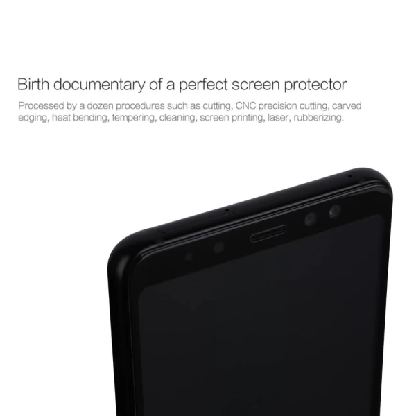 محافظ صفحه نمایش شیشه ای نیلکین سامسونگ Nillkin 3D CP+ Max Samsung Galaxy A8 2018