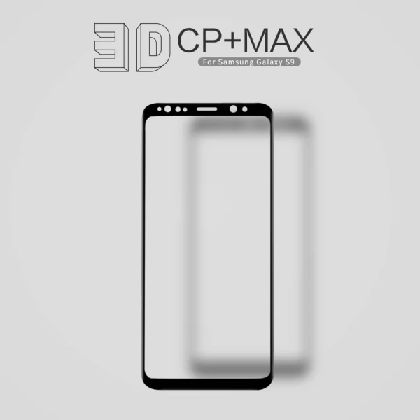 محافظ صفحه نمایش شیشه ای نیلکین سامسونگ Nillkin 3D CP+ Max Samsung Galaxy S9