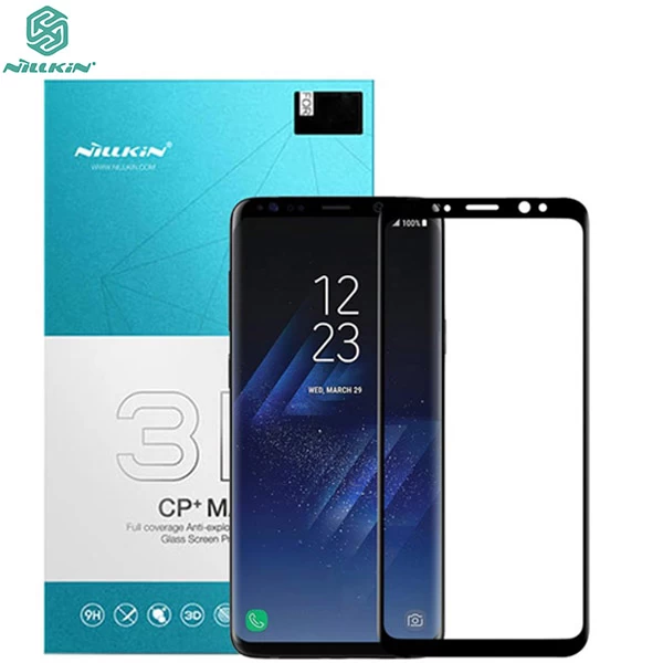 محافظ صفحه نمایش شیشه ای نیلکین سامسونگ Nillkin 3D CP+ Max Samsung Galaxy S9 Plus