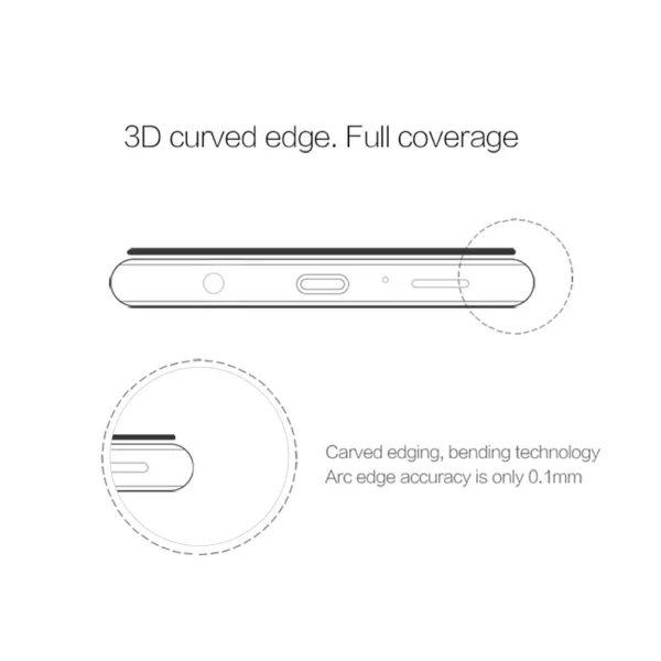 محافظ صفحه نمایش شیشه ای نیلکین سامسونگ Nillkin 3D CP+ Max Samsung Galaxy S9 Plus