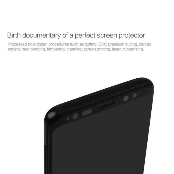 محافظ صفحه نمایش شیشه ای نیلکین سامسونگ Nillkin 3D CP+ Max Samsung Galaxy S9 Plus