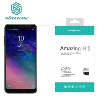 محافظ صفحه نمایش شیشه ای نیلکین H+ Pro Samsung Galaxy A8 Plus 2018