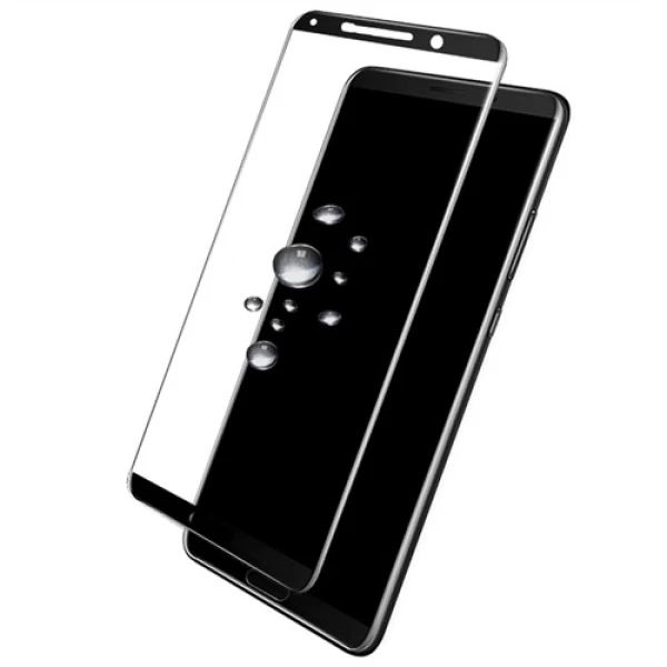 محافظ صفحه نمایش شیشه ای تمام صفحه و خمیده مارک بوف تمام چسب مناسب Huawei Mate 10