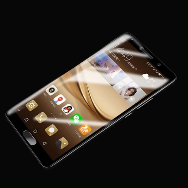 محافظ صفحه نمایش شیشه ای تمام صفحه و خمیده مارک بوف تمام چسب مناسب Huawei Mate 10