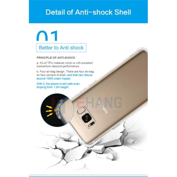 قاب ضدضربه و محافظ صفحه نمایش Smooth مارک BestSuit مناسب Samsung Galaxy S8 Plus