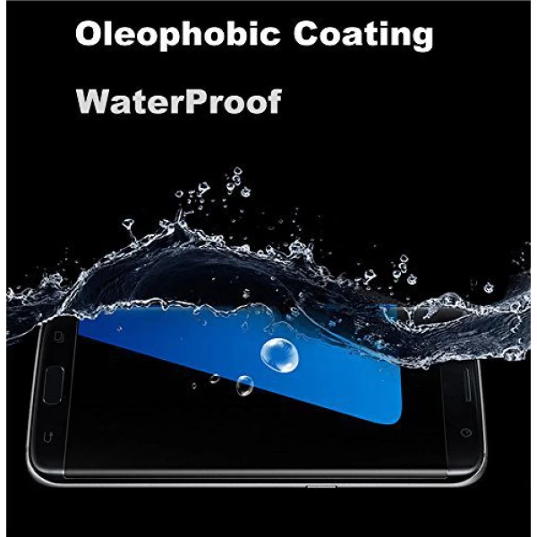 محافظ صفحه نمایش شیشه ای رنگی 3D و خمیده Samsung Galaxy S7 Edge