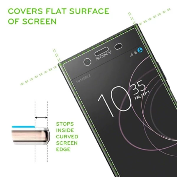 محافظ صفحه نمایش شیشه ای سونی Sony Xperia XZ1